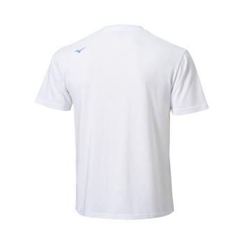 Mizuno Crossed Clubs Cotton Short Sleeve Tee Shirt - Optic White - main image