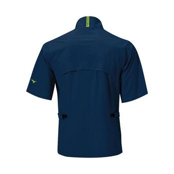Mizuno Motion Half Zip Water Repellent Light Wind Top - Estate Blue - main image