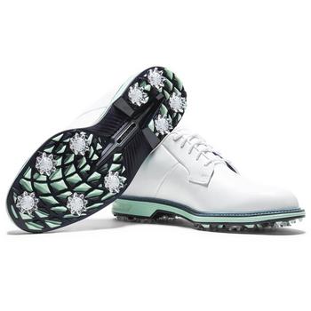 FootJoy Premiere Series Field Golf Shoes - White/Mint/Blue - main image