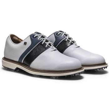 FootJoy Premiere Series Packard Golf Shoes - White/Navy/White - main image