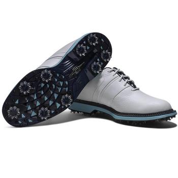 FootJoy Premiere Series Packard Golf Shoes - White/Navy/Blue - main image