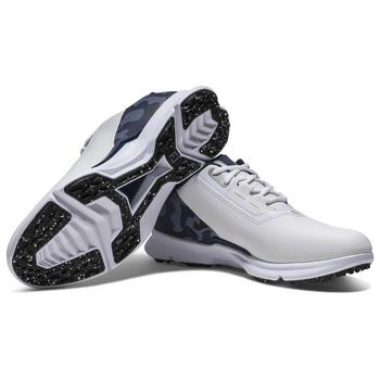 FootJoy Fuel Golf Shoes - White/Navy/Silver - main image