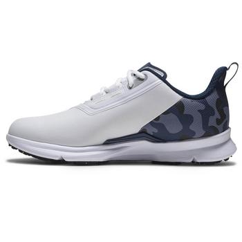 FootJoy Fuel Golf Shoes - White/Navy/Silver - main image