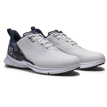 FootJoy Fuel Golf Shoes - White/Navy/Silver - main image