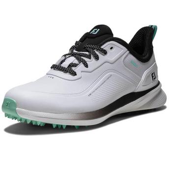 FootJoy Pro SL Golf Shoes - White/Black/Teal - main image