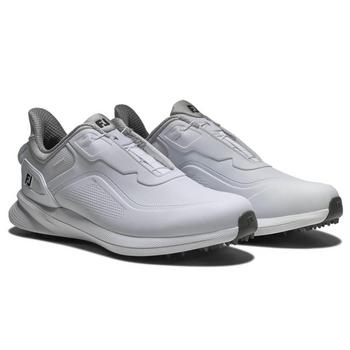 FootJoy Pro SL BOA Golf Shoes - White/White/Grey - main image