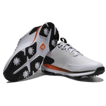 FootJoy Tour Rival Golf Shoes - White/Black/Orange - main image