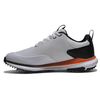 FootJoy Tour Rival Golf Shoes - White/Black/Orange - main image