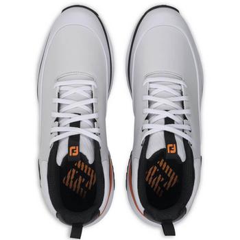 FootJoy Tour Rival Golf Shoes - White/Black/Orange - main image