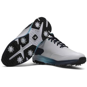 FootJoy Tour Rival Golf Shoes - White/Navy/Blue - main image