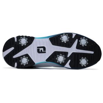 FootJoy Tour Rival Golf Shoes - White/Navy/Blue - main image