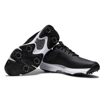 FootJoy Qualifier Golf Shoes - Black/White/Grey - main image