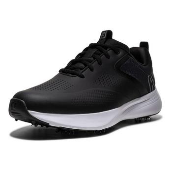 FootJoy Qualifier Golf Shoes - Black/White/Grey - main image
