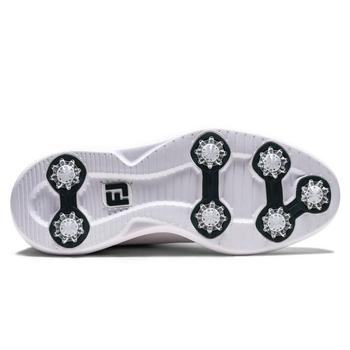 FootJoy Traditions Blucher Golf Shoes - White/Green - main image