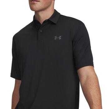 Under Armour UA Matchplay Golf Polo Shirt - Black/Castlerock
