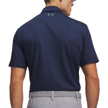 Under Armour UA Matchplay Golf Polo Shirt - Academy Blue/Pitch Grey - main image