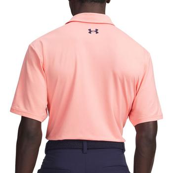 Under Armour UA Matchplay Golf Polo Shirt - Posh Pink/Navy - main image