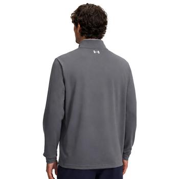 Under Armour UA Matchplay Golf 1/4 Zip Sweater - Castlerock/White - main image