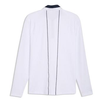 Puma Pure 3.0 1/4 Zip Golf Sweater - White Glow/Deep Navy - main image