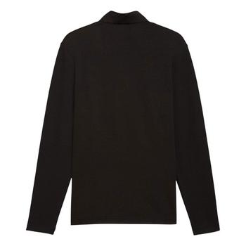 Puma Pure 3.0 Textured 1/4 Zip Golf Sweater - Puma Black/White Glow - main image