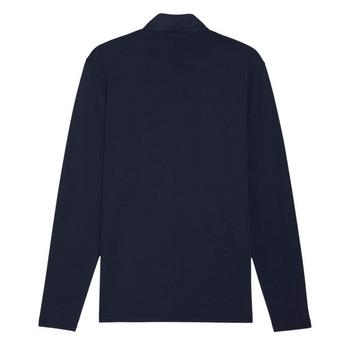 Puma Pure 3.0 Textured 1/4 Zip Golf Sweater - Deep Navy/White Glow - main image