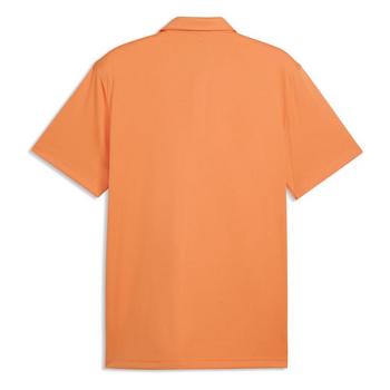 Puma Pure 3.0 Golf Polo Shirt - Melon Glow - main image