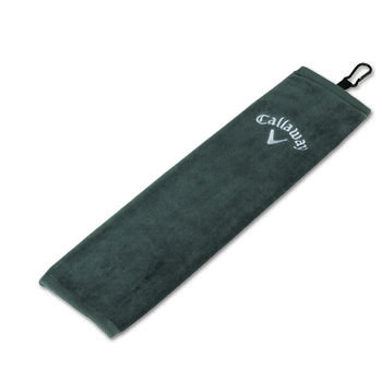 Callaway Tri Fold Golf Towel - Charcoal