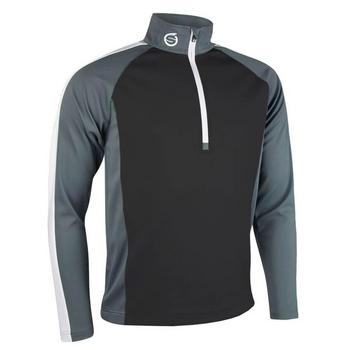 Sunderland Aspen Midlayer - Black/Gunmetal/White - main image