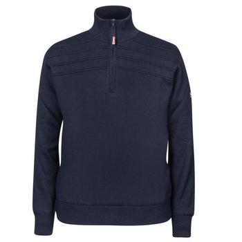 Oscar Jacobson Orson Half Zip Lined Golf Sweater - Navy - main image
