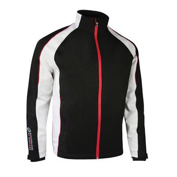 Sunderland Vancouver Pro Waterproof Golf Jacket - Black/White/Red - main image