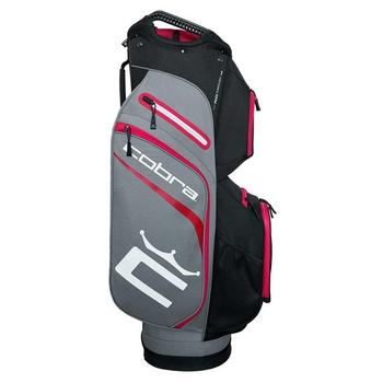 Cobra Signature Golf Cart Bag - Grey/Red/Black - main image