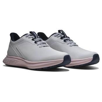 FootJoy Pulse Womens Golf Shoes - White/Navy/Pink - main image