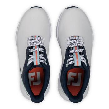 FootJoy Pulse Womens Golf Shoes - White/Navy/Blue - main image