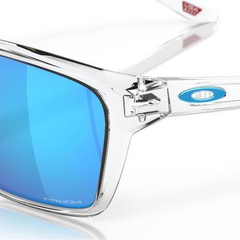 Oakley Sylas Sunglasses - Polished Clear w/Prizm Sapphire Lens - main image