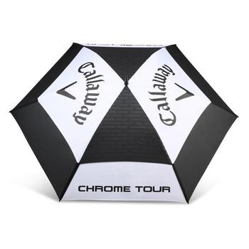 Callaway Tour Authentic 68'' Double Canopy Golf Umbrella - Black/White - main image