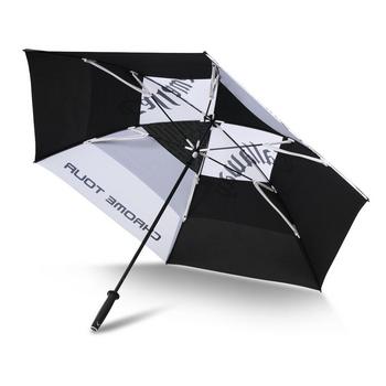 Callaway Tour Authentic 68'' Double Canopy Golf Umbrella - Black/White - main image