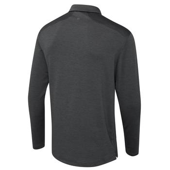 Ping Angus Long Sleeve Golf Polo Shirt - Asphalt - main image