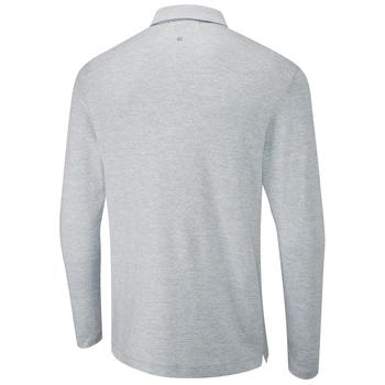 Ping Angus Long Sleeve Golf Polo Shirt - Scuba Blue - main image