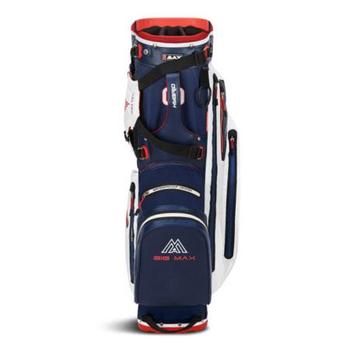 Big Max Aqua Hybrid 3 Waterproof Stand Bag - Navy/White/Red - main image