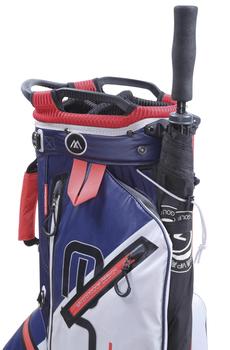 Big Max Aqua Eight Waterproof Stand Bag - Silver/Navy/Red - main image