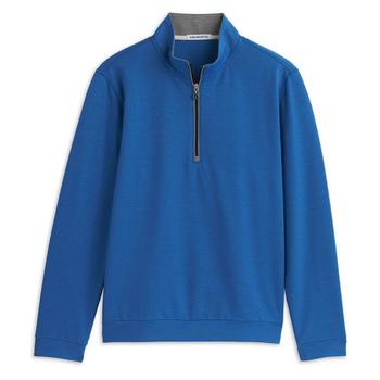 Ashworth French Terry 1/4 Zip Golf Sweater - Cobalt