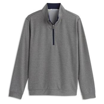 Ashworth French Terry 1/4 Zip Golf Sweater - Heather Grey - main image