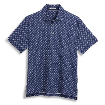 Ashworth Paisley Golf Polo - Driver Navy