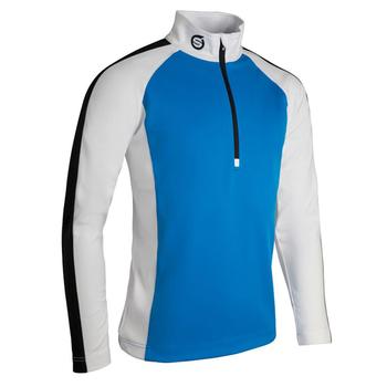 Sunderland Aspen Golf Midlayer - Lightning Blue/Black - main image