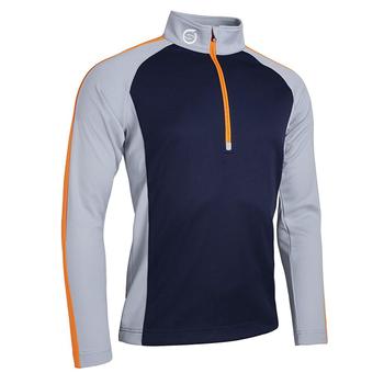 Sunderland Aspen Golf Midlayer - Navy/Silver/Lava - main image