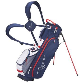 Gold Gear Direct - Mizuno BR-D3 Golf Stand Bag - Navy/Red
