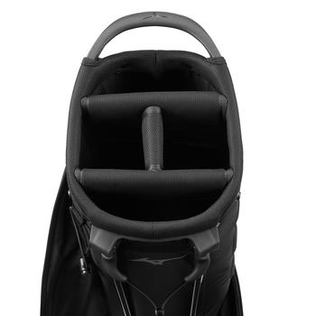 Mizuno BR-DR1 Waterproof Golf Stand Bag - Black/Silver