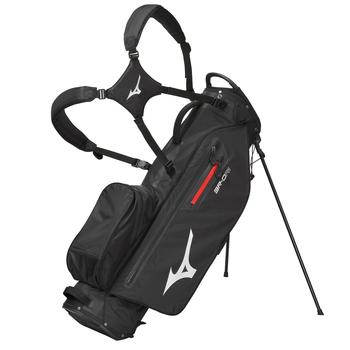 Mizuno BR-DR1 Waterproof Golf Stand Bag - Black/Silver - main image