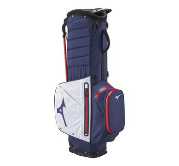 Mizuno BR-DRI Waterproof Golf Stand Bag - Navy/Red - main image