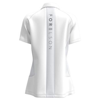 Forelson Batsford Ladies Button Golf Polo Shirt - White - main image